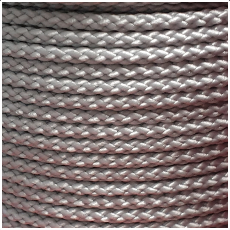 PPM touw 3 mm  zilvergrijs